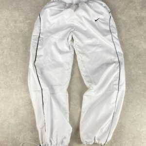 nike tracking pants White