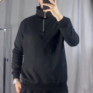 Sweat zipper noir